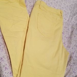 BRIGHT yellow Liz Claiborne pants